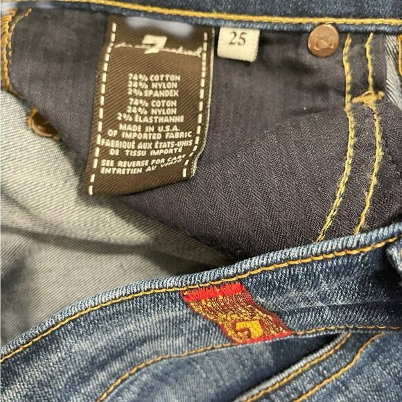 7 For All Mankind – Straight Leg, Sz 25, Everyday Essential, EUC - Picture 6 of 8
